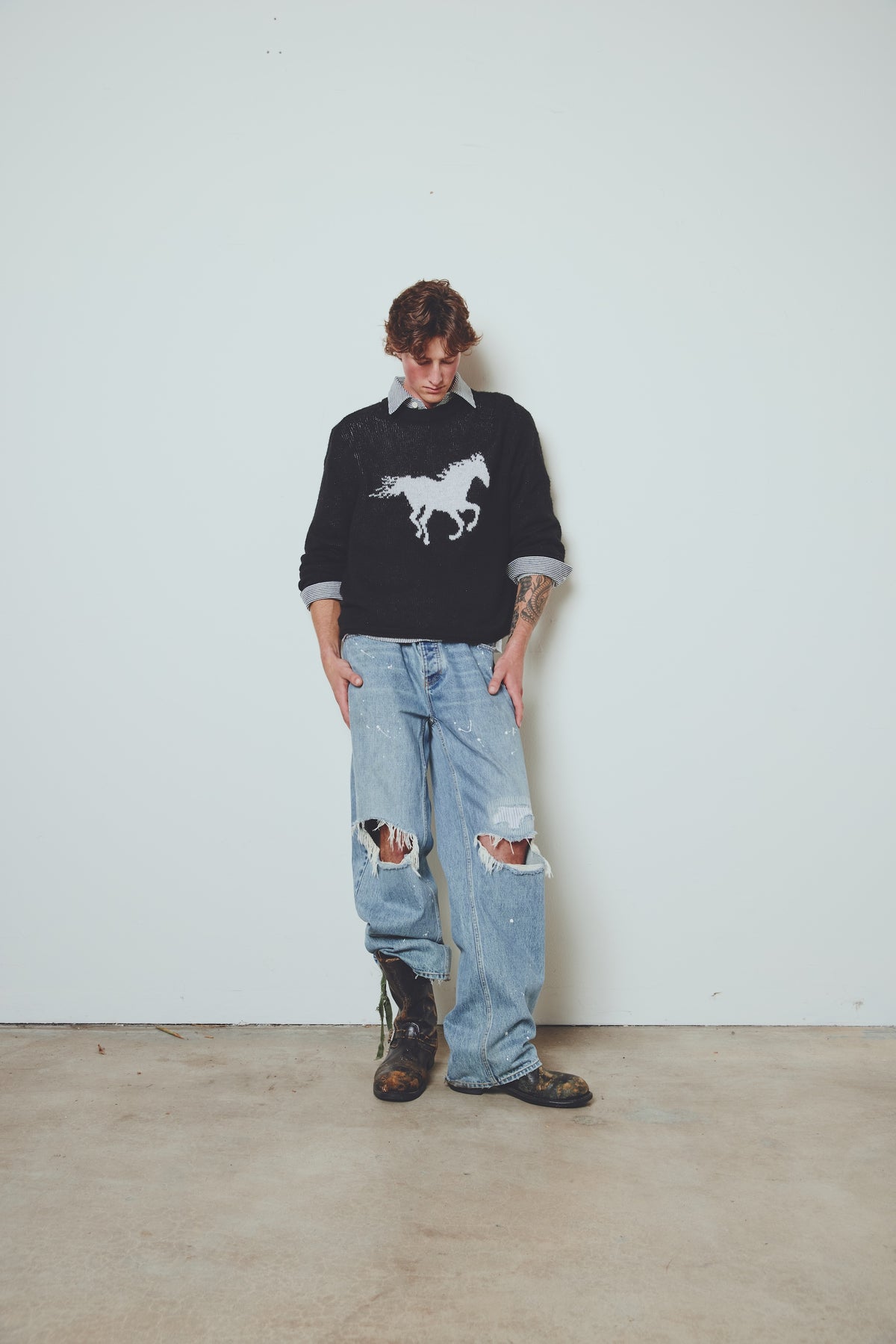 STALLION SWEATER PRE ORDER