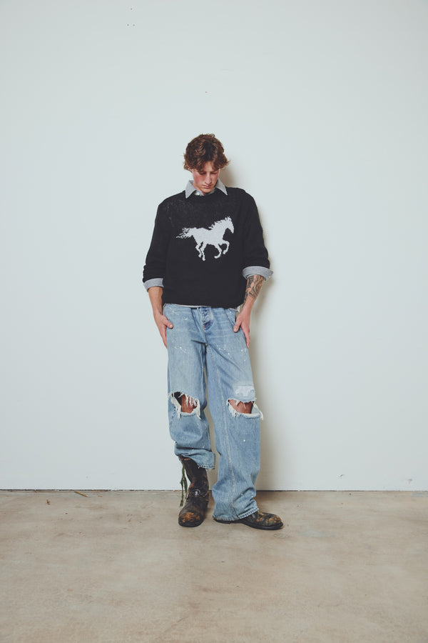STALLION SWEATER PRE ORDER