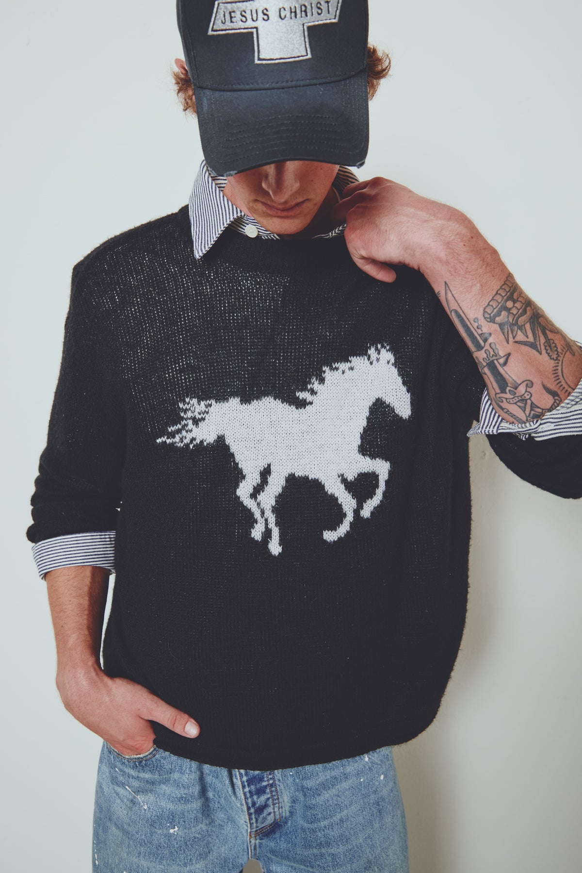 STALLION SWEATER PRE ORDER