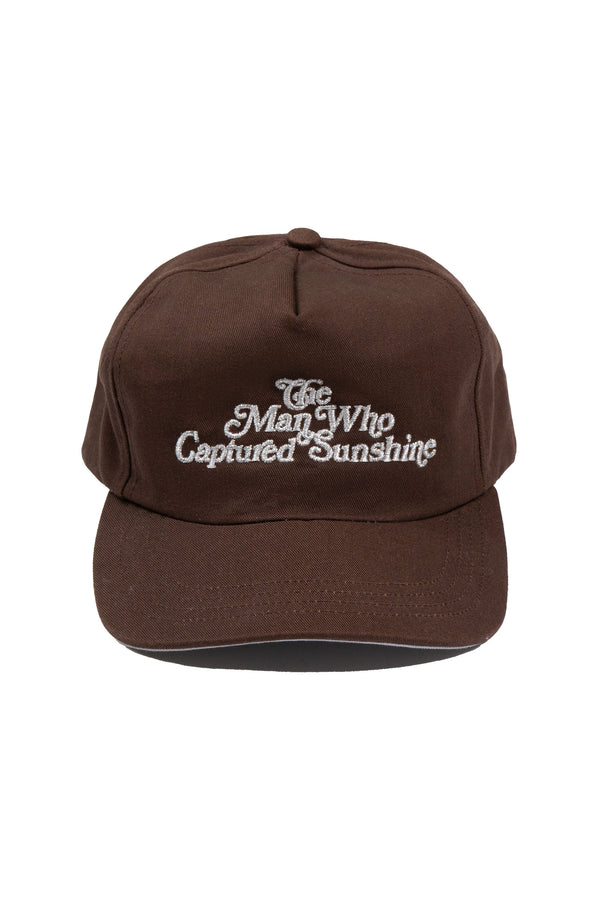 BROWN & CHROME SUNSHINE VISOR