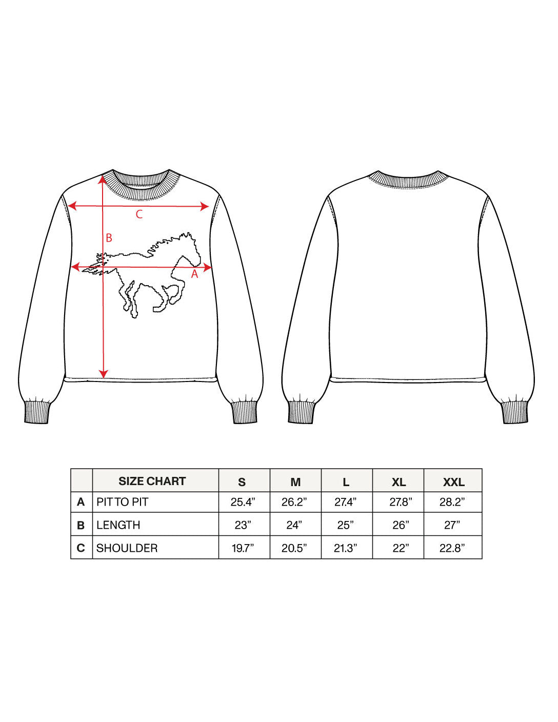 STALLION SWEATER PRE ORDER