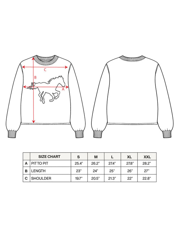 STALLION SWEATER PRE ORDER