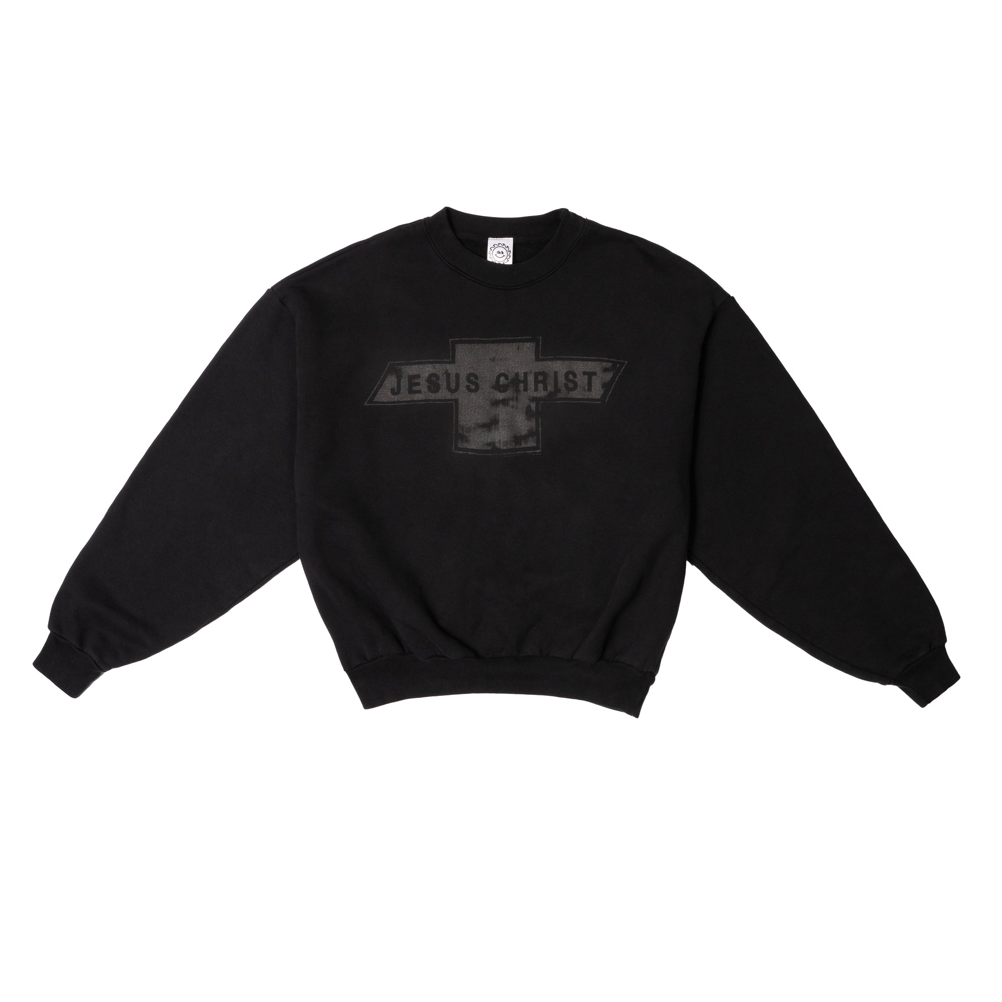 JESUS CHRIST IN A CHEVY SWEATSHIRT