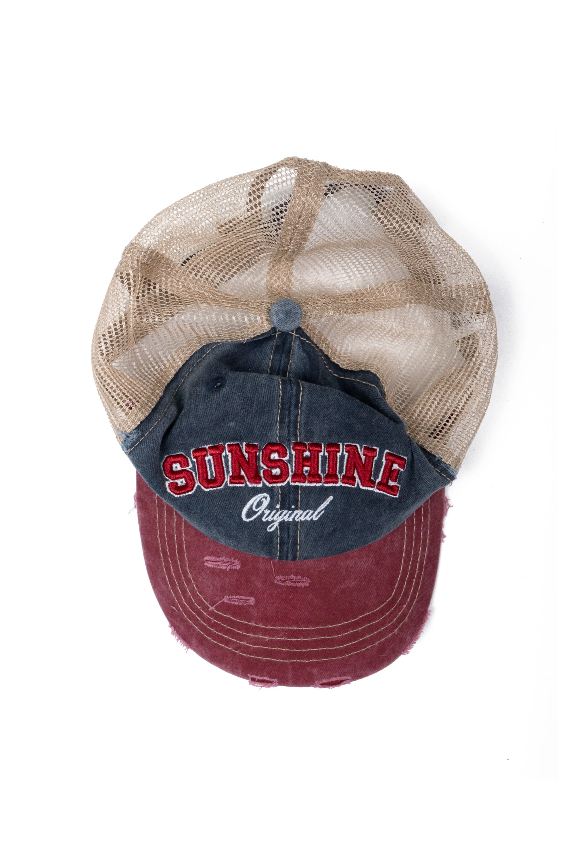 RED & NAVY SUNSHINE CAP (PRE-ORDER)